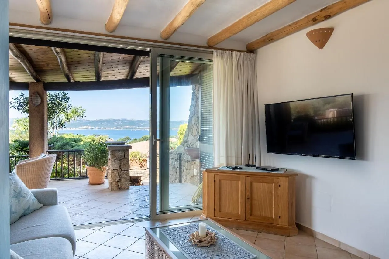 Villa Baja Sardinia Con Piscina E Vista 이탈리아